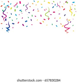 Confetti Png Illustration Festival Background Free Stock Vector ...