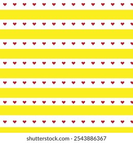 Corazones minúsculos coloridos sobre fondo blanco