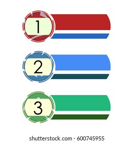 colorful titles template