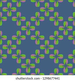 Colorful tooth background - dental seamless pattern.