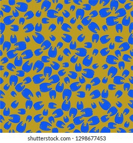 Colorful tooth background - dental seamless pattern.