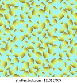 Colorful tooth background - dental seamless pattern.