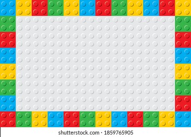 Colorful toy block background material