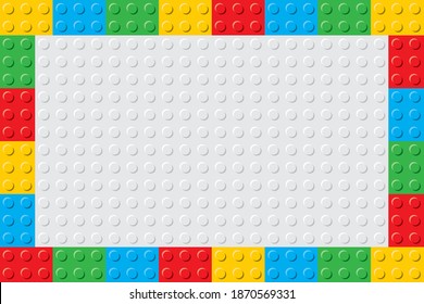 Colorful toy block background material