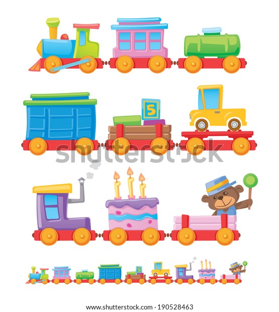 Colorful Toy\
Train