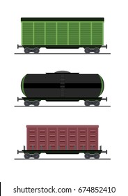 colorful train car vector