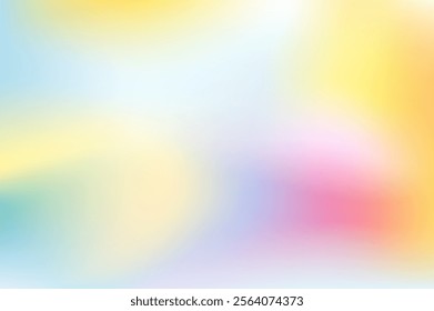 Colorful Tranquility, Soft Mist and Gentle Tones. Aabstract background