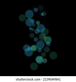 Colorful transparent bokeh lights. Vector Illustration EPS10