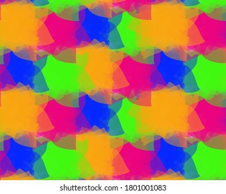 colorful transparent flower background vector design
