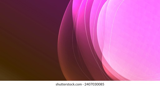 Colorful transparent flowing fluid shapes with glow effect geometric background. Wavy lines round forms. Vector illustration For Wallpaper, Banner, Background, Card, Book Illustration, landing page