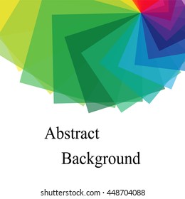 Colorful Transparent Overlapping Rectangles.Template for Fliers, Banners, Badges, Posters, Stickers and Advertising Actions. Abstract Background. Vector Illustration