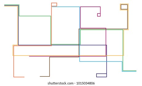 Colorful transportation scheme