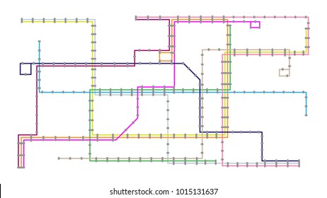 Colorful transportation scheme