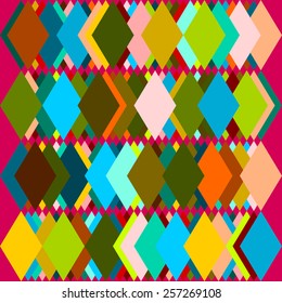 Colorful Trapezoid Background Vector