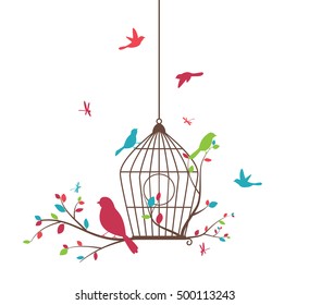 鳥かご の画像 写真素材 ベクター画像 Shutterstock