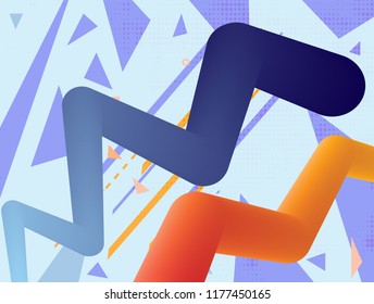 Colorful trendy background. Abstract background design.Vector EPS10.