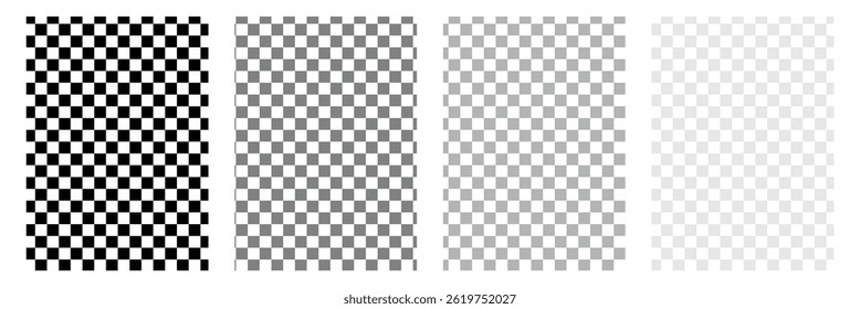 Colorful trendy checkerboard square seamless pattern collection. geometric modern pastel square background in vintage style. Funky hippie fashion textile print, retro background. vector illustration. 