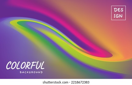 Colorful trendy gradient background. colorful galaxy sky vortex fantasy design.