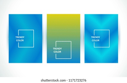 Colorful trendy gradients.Vector web and mobile interface template. Corporate website design.