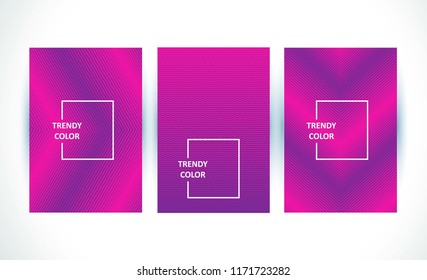 Colorful trendy gradients.Vector web and mobile interface template. Corporate website design.