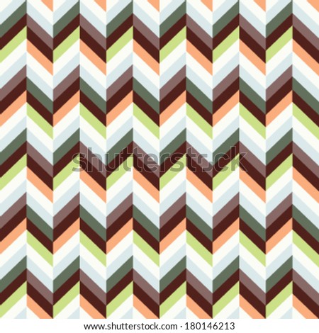 Colorful and Trendy Herringbone Seamless Background Pattern