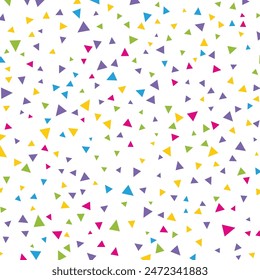 Colorful Triangel Vector Graphic Pattern