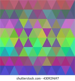 Colorful triangle abstract background
