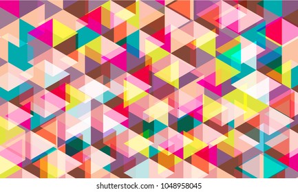 colorful triangle abstract background. geometric pattern wallpaper.