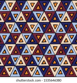 Colorful triangle abstract background. Multicilored geometric vector pattern