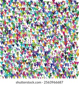 Colorful Triangle Abstract Background Pattern