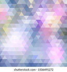 Colorful triangle abstract background. Vector pattern of colored geometric shapes