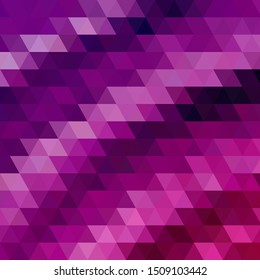 Colorful triangle abstract background. Vector pattern of colored geometric shapes