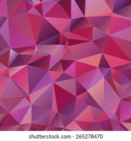 Colorful Triangle Abstract Background. Vector Pattern of Colored Geometric Shapes
