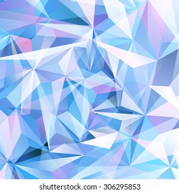 Colorful Triangle Abstract Background. Vector Pattern of Colored Geometric Shapes