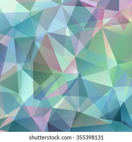 Colorful Triangle Abstract Background. Vector Pattern of Geometric Shapes