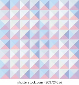 Colorful triangle for background and backdrop. Geometric pattern.