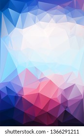 Colorful triangle background design.