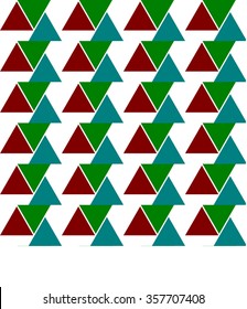 Colorful triangle background, stock vector illustration.