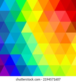 colorful triangle base background template composition with rainbow style. Vector ep 8.