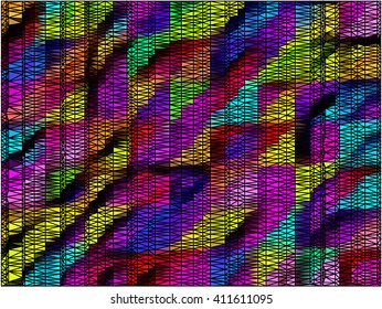 Colorful triangle beautiful abstract background