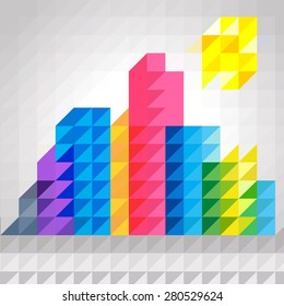 Colorful triangle city