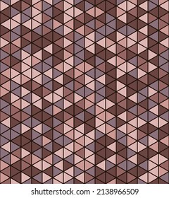 Colorful triangle or cubes pattern background. Vector illustration.