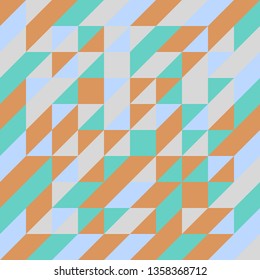 Colorful triangle geometric abstract background in vector