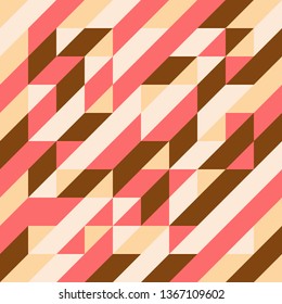 Colorful triangle geometric abstract background in vector