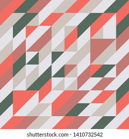 Colorful triangle geometric abstract background in vector