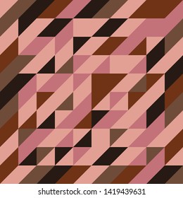 Colorful triangle geometric abstract background in vector