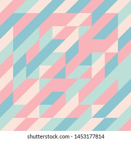 Colorful triangle geometric abstract background in vector
