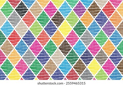 Colorful triangle geometric grunge pattern