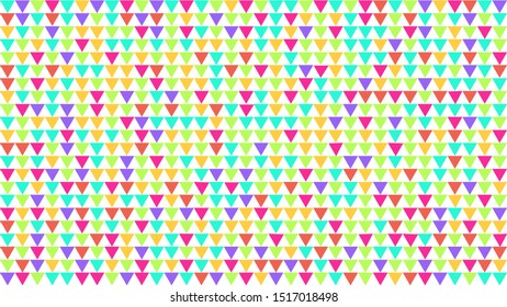 Colorful triangle geometric vector background. Abstract illustration wallpaper texture for template website, banner social media business advertising. minimal style.