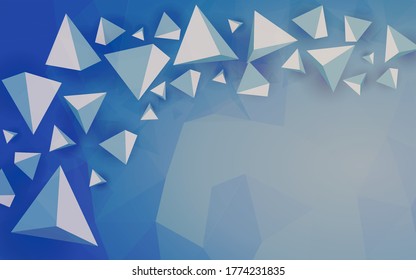 Diseño de fondo abstracto del mosaico del Triángulo colorido.	